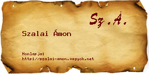 Szalai Ámon névjegykártya